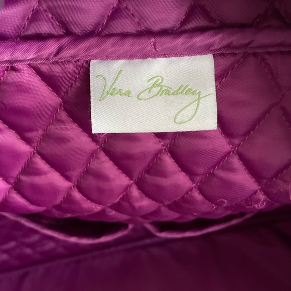 Vera Bradley Grand Traveler Large Duffle Bag- Plum Crazy - Picture 6 of 6